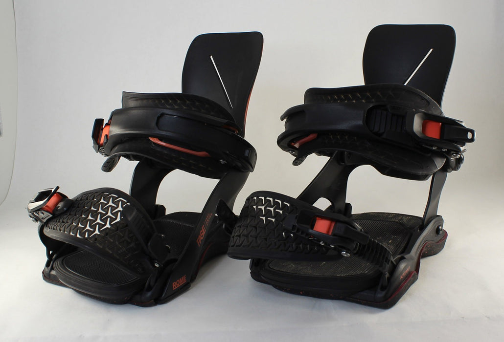 Rome Women's Katana AW FASE Snowboard Bindings Small (Women's 6.5-8.5) Red Demo