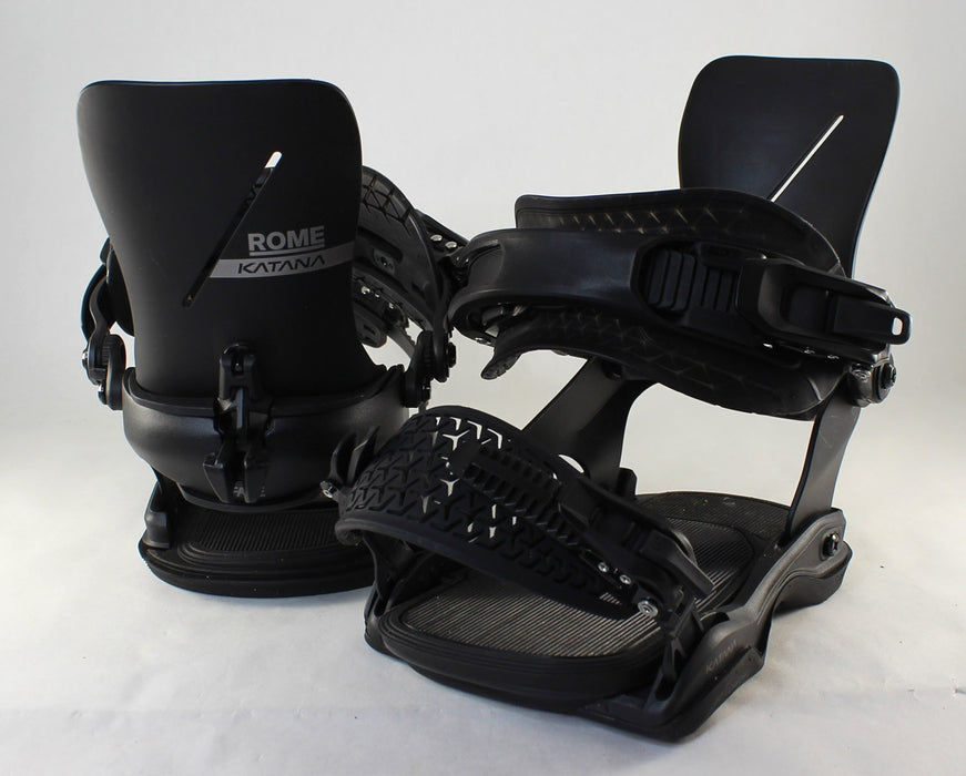 Rome Women's Katana AW FASE Snowboard Bindings Small (Womens 6.5-8.5) Black Demo