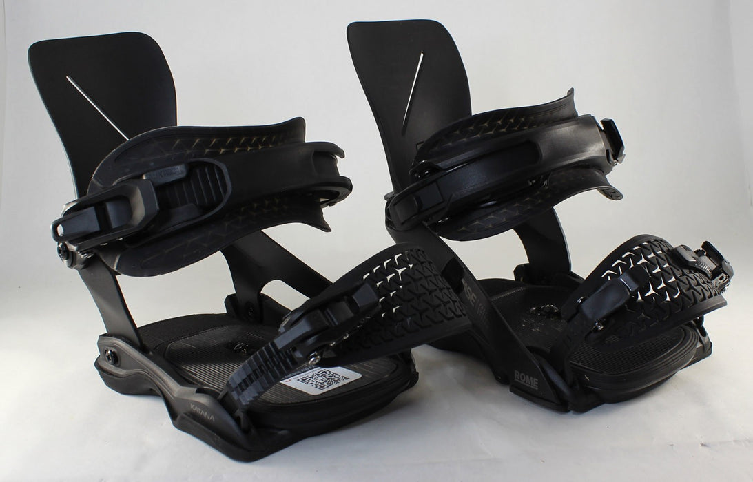 Rome Women's Katana AW FASE Snowboard Bindings Small (Womens 6.5-8.5) Black Demo
