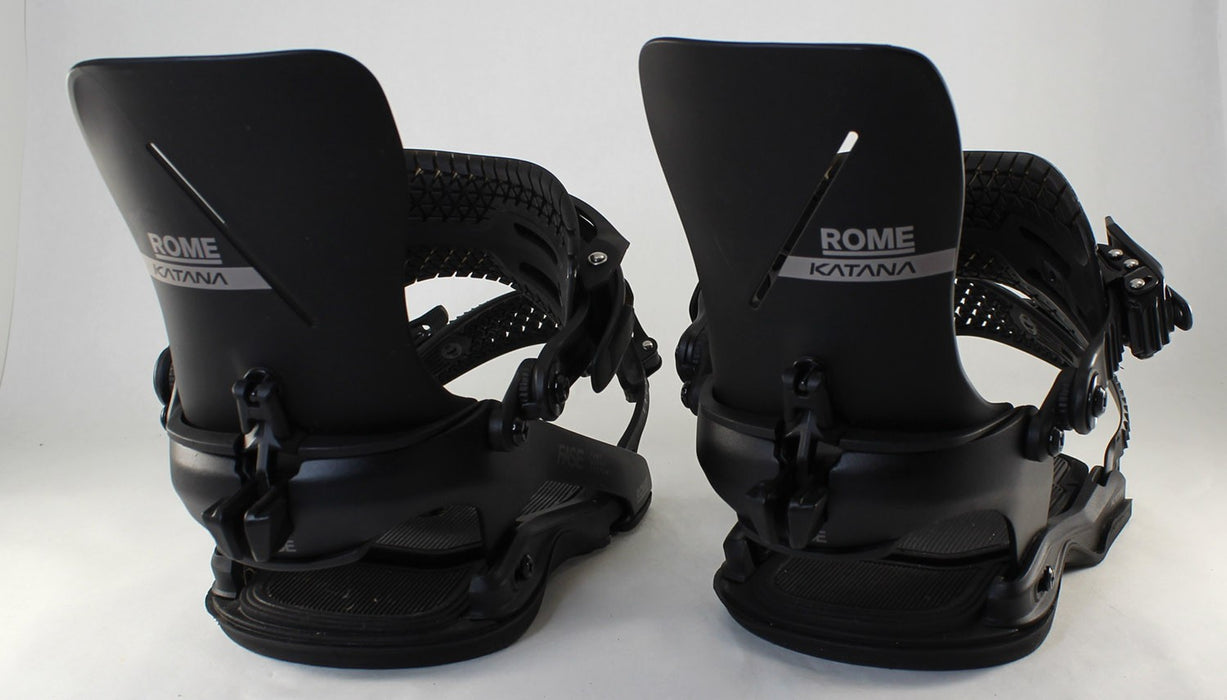 Rome Women's Katana AW FASE Snowboard Bindings Small (Womens 6.5-8.5) Black Demo