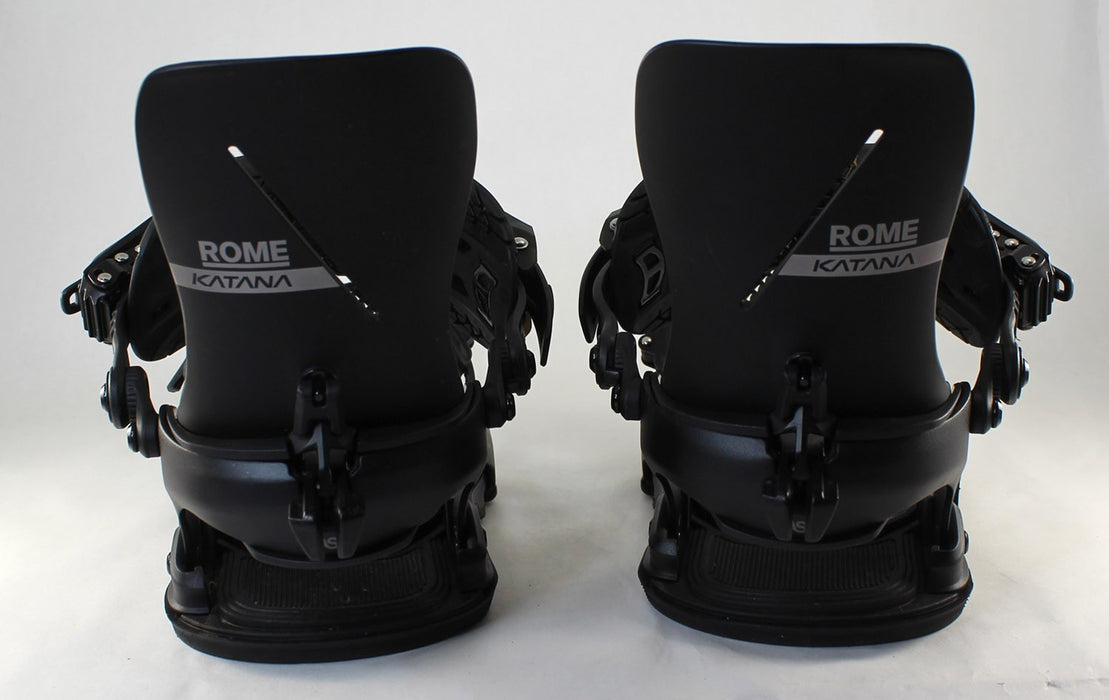 Rome Women's Katana AW FASE Snowboard Bindings Small (Womens 6.5-8.5) Black Demo