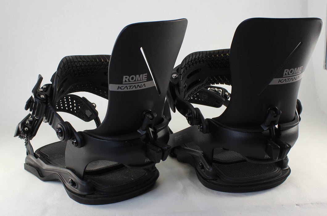 Rome Women's Katana AW FASE Snowboard Bindings Small (Womens 6.5-8.5) Black Demo