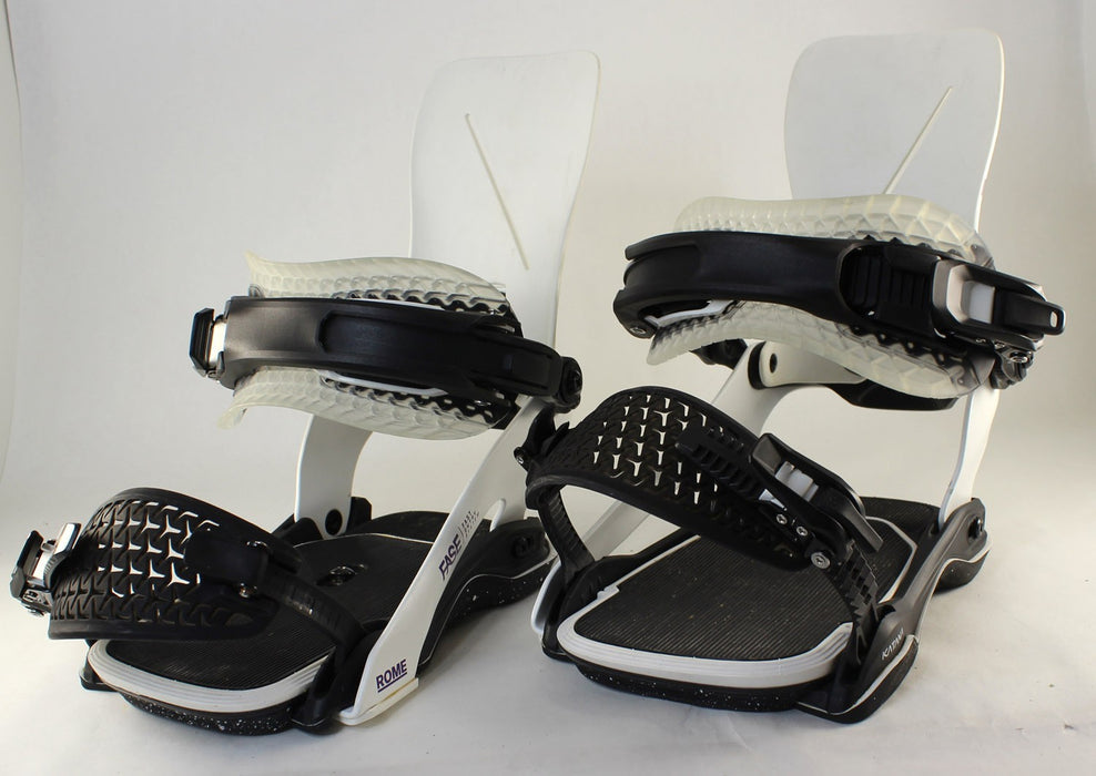 Rome Katana AW FASE Snowboard Bindings M/L (Mens 7.5-10) White 2027 Demo