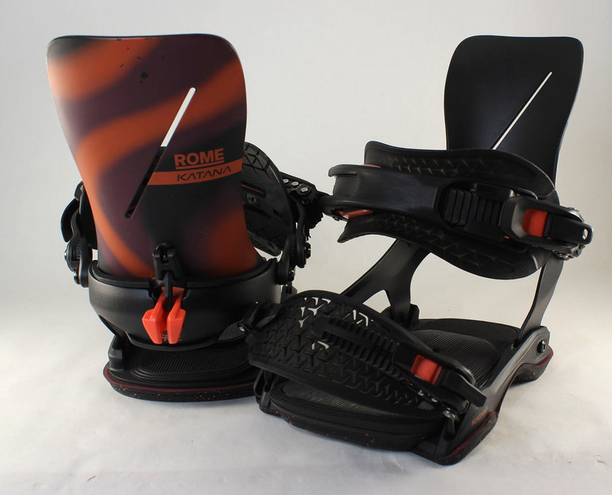 Rome Womens Katana AW FASE Snowboard Bindings Medium/Large (Women's 9+) Red Demo