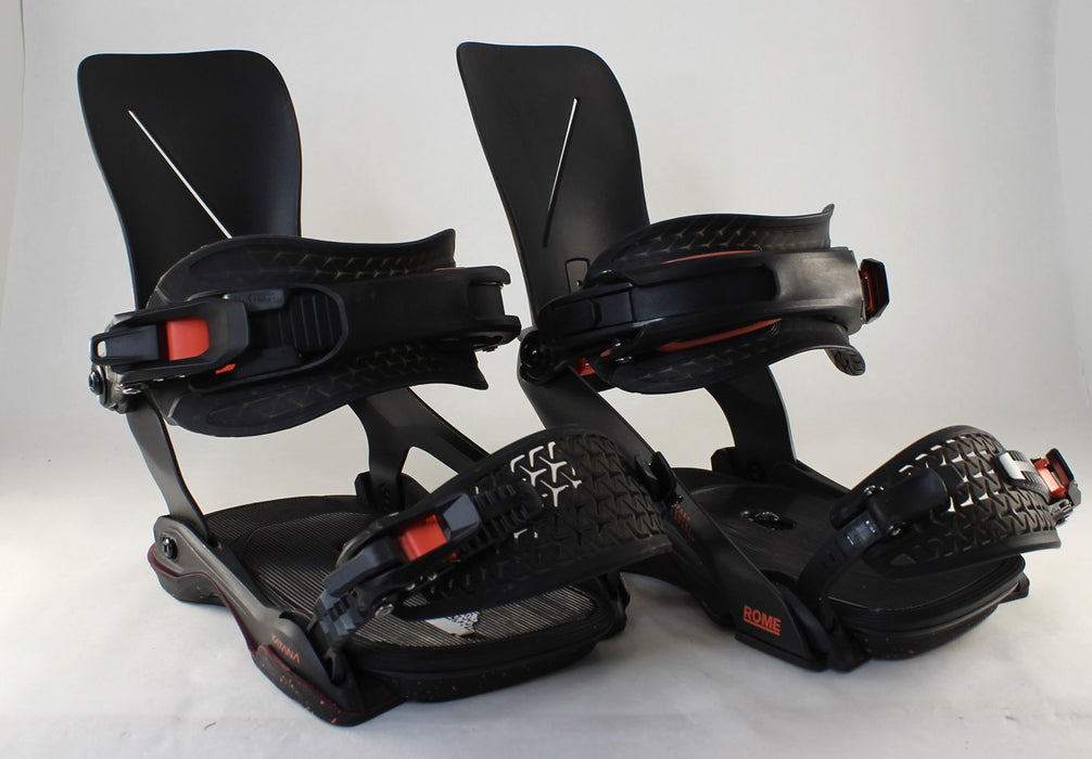 Rome Womens Katana AW FASE Snowboard Bindings Medium/Large (Women's 9+) Red Demo