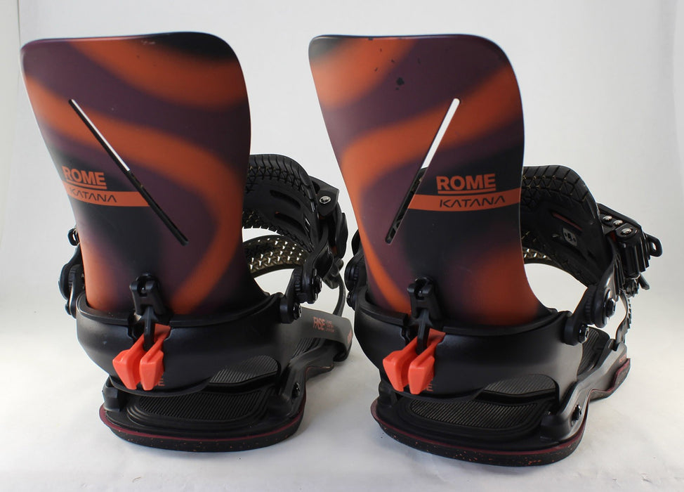 Rome Womens Katana AW FASE Snowboard Bindings Medium/Large (Women's 9+) Red Demo