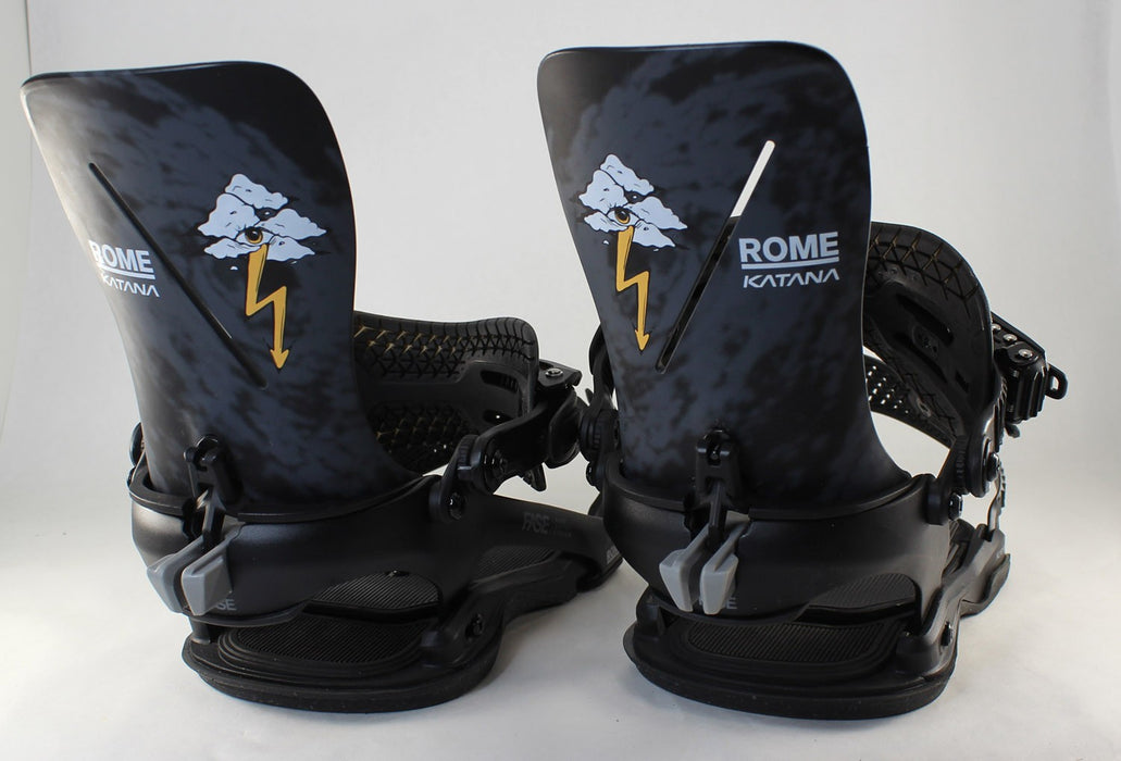 Rome Katana AW Pro FASE Snowboard Bindings M/L (Mens 7.5-10) Stale 2027 Demo