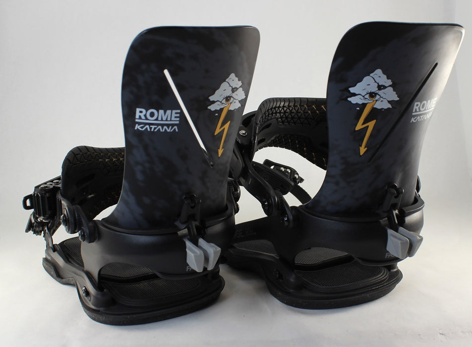 Rome Katana AW Pro FASE Snowboard Bindings M/L (Mens 7.5-10) Stale 2027 Demo