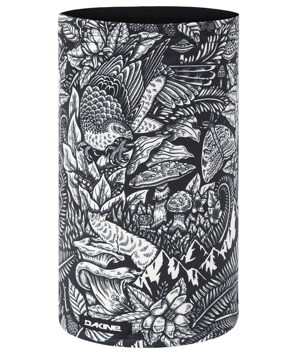 Dakine Bridger Neck Tube Double Layer Neck Warmer Facemask Kingdom Black Print
