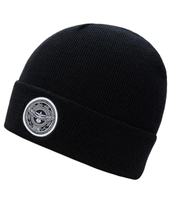 Dakine Cutter Patch Beanie Cuffed Fine Knit Unisex OSFM Kingdom Black New