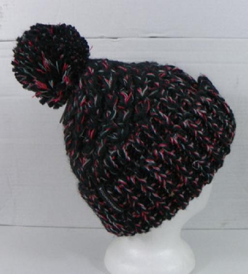 Ride Snowboard Sparkles Pom Women's Beanie Black