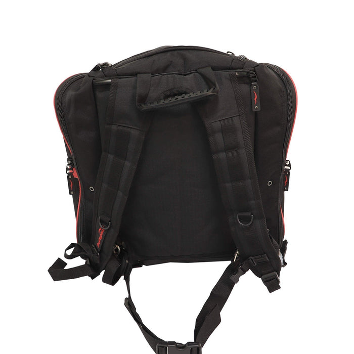 Transpack TRV Ballistic Pro Ski / Snowboard Boot Bag Backpack 59L Black w/ Red