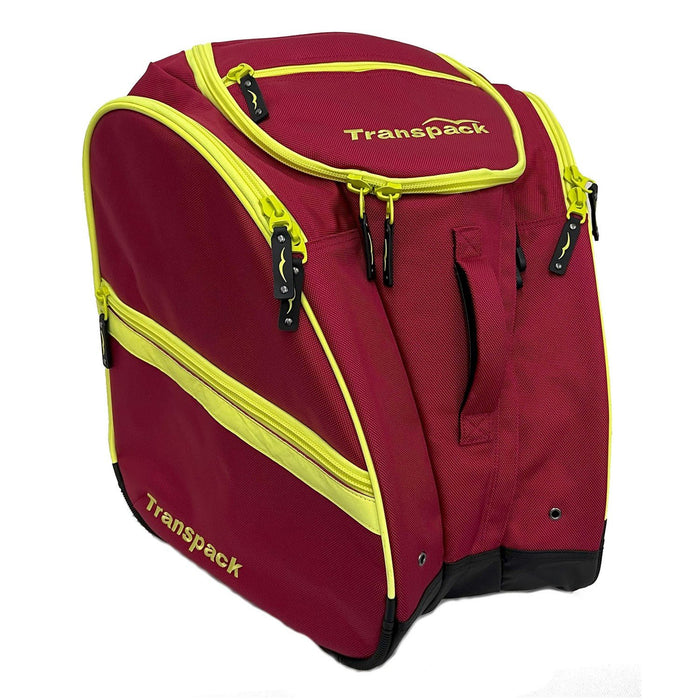 Transpack TRV Ballistic Pro Ski / Snowboard Boot Bag Backpack 59L Red w/ Yellow