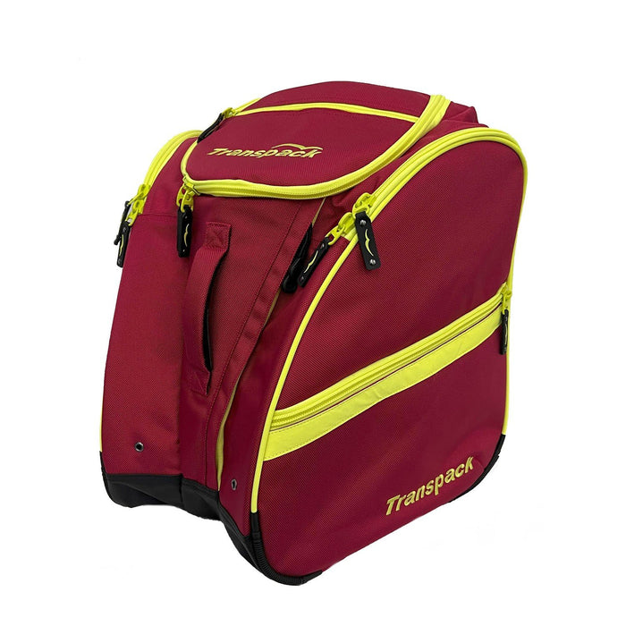 Transpack TRV Ballistic Pro Ski / Snowboard Boot Bag Backpack 59L Red w/ Yellow