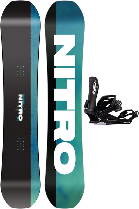 Nitro Prime Chroma Cam-Out Men's Snowboard 155 cm with Bindings New 2027