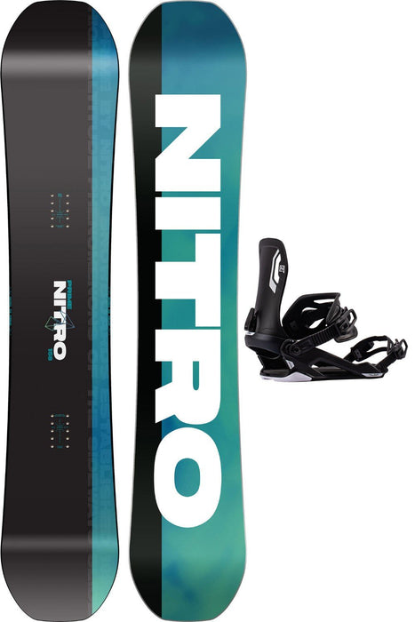 Nitro Prime Chroma Cam-Out Men's Snowboard 158 cm with Bindings New 2027