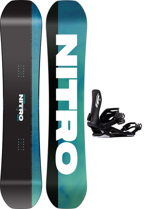 Nitro Prime Chroma Wide Cam-Out Men's Snowboard 160 cm with Bindings New 2027