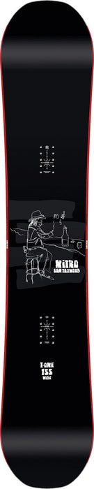 Nitro T1 x Sam Taxwood Men's Wide Snowboard 155 cm Twin Park New 2027