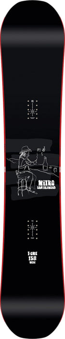 Nitro T1 x Sam Taxwood Men's Wide Snowboard 158 cm Twin Park New 2027