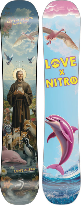 Nitro Cheap Thrills x Love Men's Snowboard 155 cm Park Twin New 2027