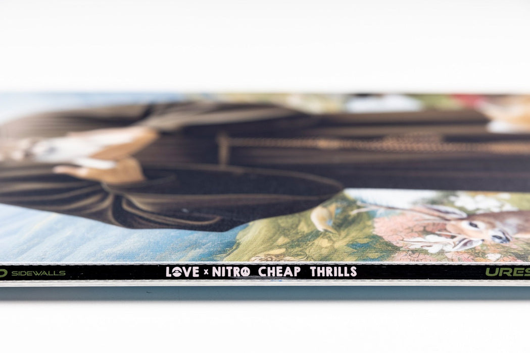Nitro Cheap Thrills x Love Men's Snowboard 155 cm Park Twin New 2027