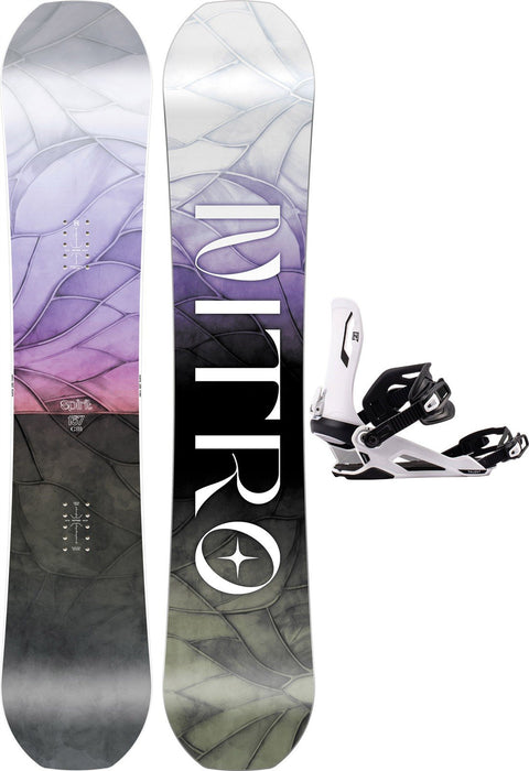 Nitro Spirit Girls Youth Snowboard 137 cm with Nitro Talent Bindings New 2027