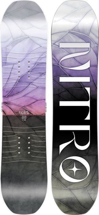 Nitro Spirit Girls Snowboard 86 cm with Charger Micro Bindings XS White New 2027
