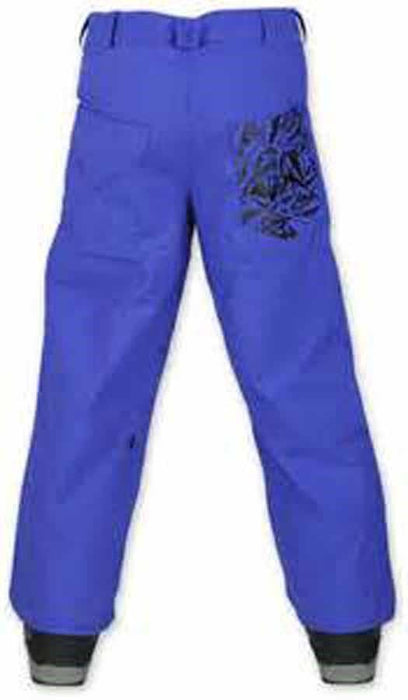 Volcom Recruit Insulated Snowboard Pants Boys Youth Medium Strobe Blue New