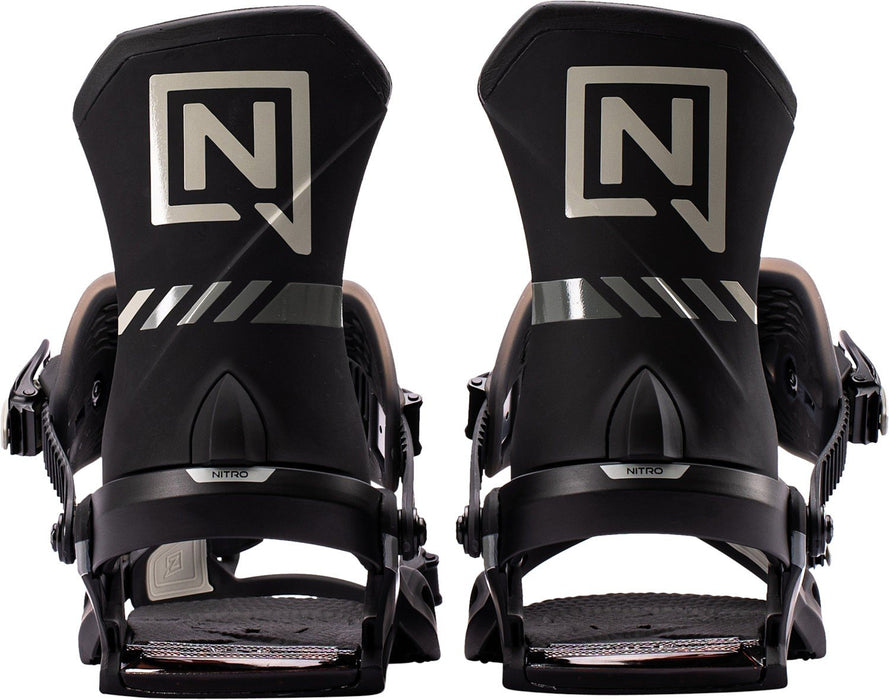 Nitro Team Pro Snowboard Bindings Large (US Men's 11-14) Ultra Black New 2027