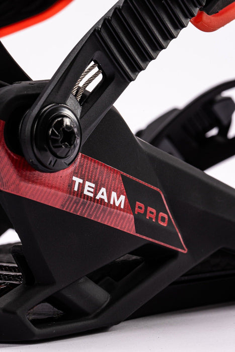 Nitro Team Pro Snowboard Bindings Large (US Men's 11-14) Black Red New 2027