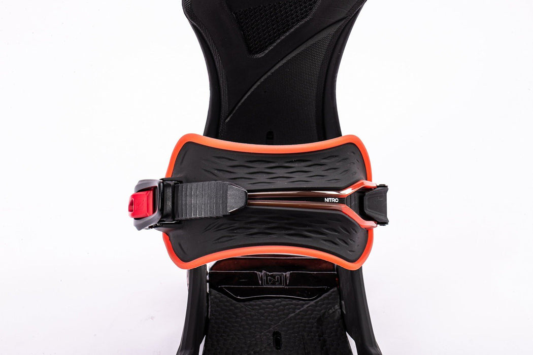 Nitro Team Pro Snowboard Bindings Medium (US Men's 7-10.5) Black Red New 2027