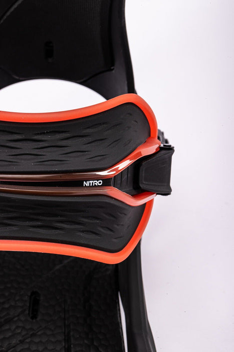 Nitro Team Pro Snowboard Bindings Medium (US Men's 7-10.5) Black Red New 2027