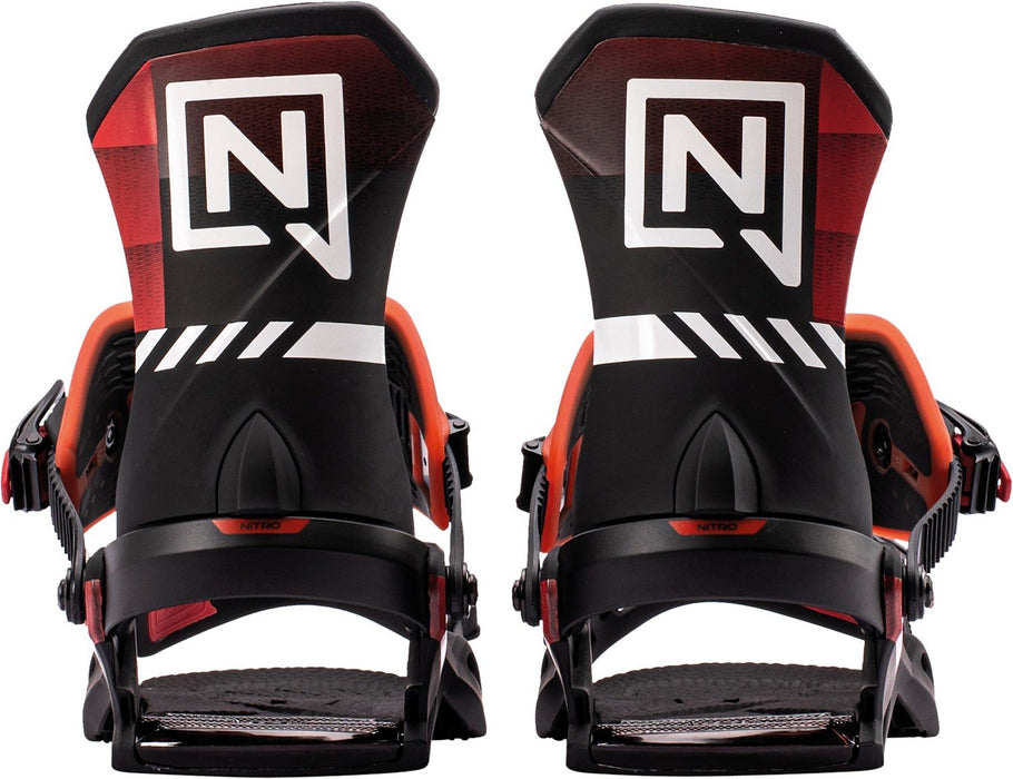 Nitro Team Pro Snowboard Bindings Large (US Men's 11-14) Black Red New 2027