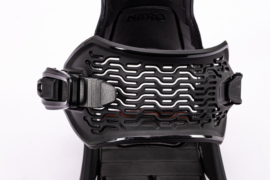 Nitro Team Snowboard Bindings Large (US Men's 11-14) Ultra Black New 2027