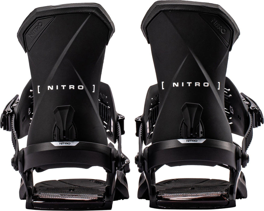 Nitro Team Snowboard Bindings Large (US Men's 11-14) Ultra Black New 2027