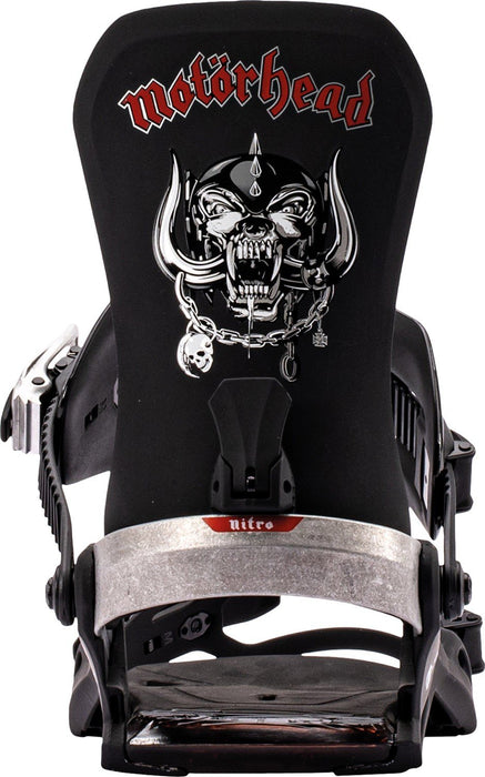 Nitro One Snowboard Bindings Men's Large (US 11-14) Nitro x Motorhead New 2027