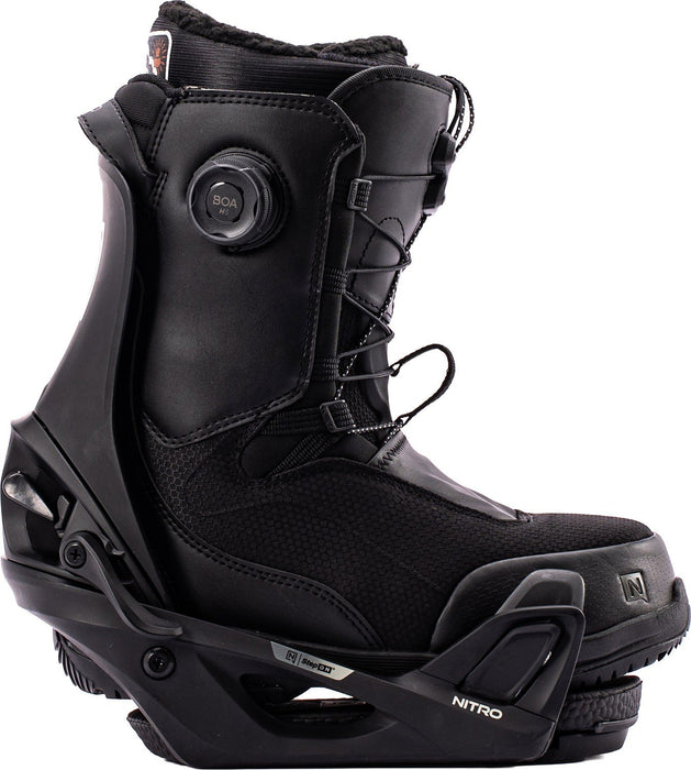 Nitro Step On Snowboard Bindings Women's Small (US 5.0 - 6.0) Black New 2027