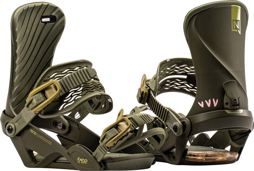 Nitro Fate Snowboard Bindings Women's Small / Medium (US 6-11) Hailey Langland