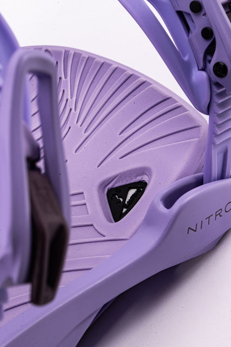Nitro Cosmic Snowboard Bindings Women's Small / Medium (US 6-11) Light Lavender