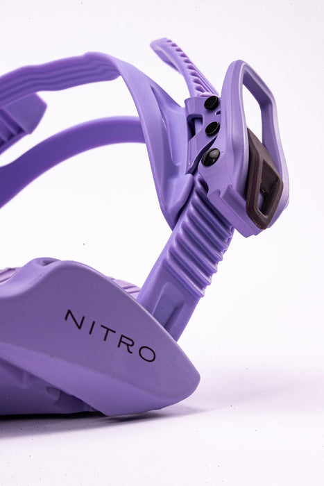 Nitro Cosmic Snowboard Bindings Women's Small / Medium (US 6-11) Light Lavender
