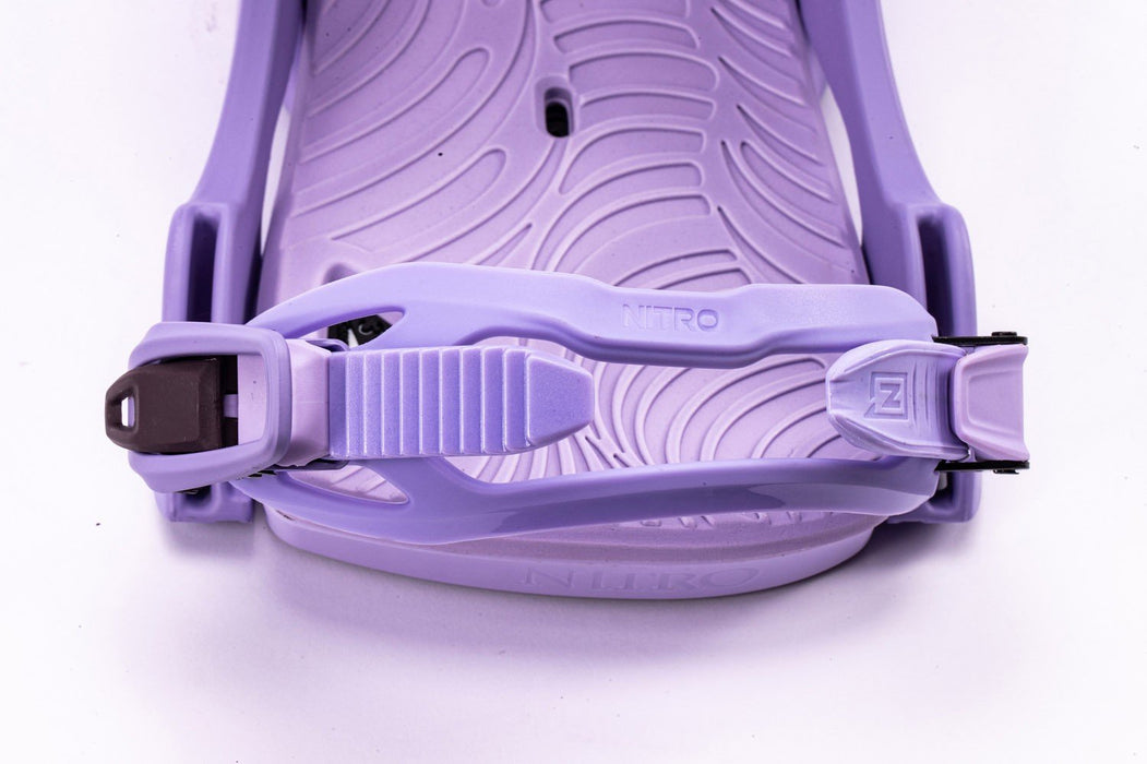 Nitro Cosmic Snowboard Bindings Women's Small / Medium (US 6-11) Light Lavender