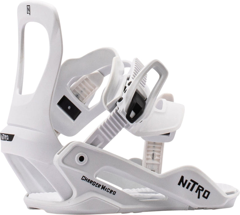 Nitro Spirit Girls Snowboard 86 cm with Charger Micro Bindings XS White New 2027