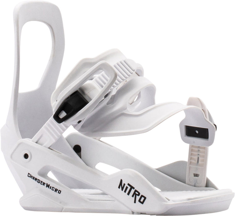Nitro Spirit Girls Snowboard 86 cm with Charger Micro Bindings XS White New 2027