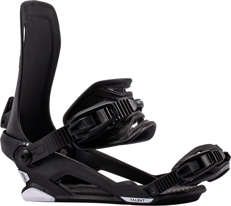 Nitro Talent Snowboard Bindings Unisex Large Mens (US 11-14) Black New 2027