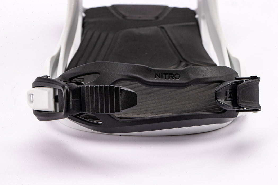 Nitro Talent Snowboard Bindings Unisex Small Mens (US 3.0 - 6.5) White New 2027