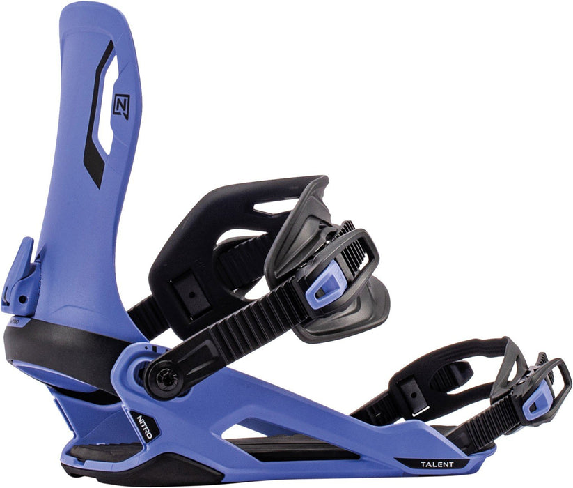 Nitro Talent Snowboard Bindings Unisex Small Mens (US 3.0-6.5) Hard Violet 2027