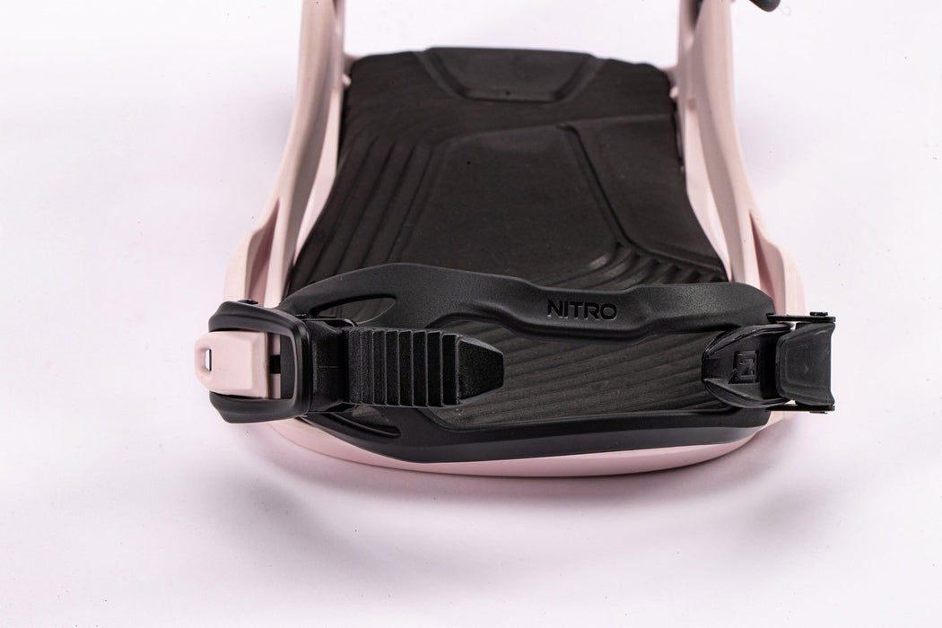 Nitro Talent Snowboard Bindings Unisex Small Mens (US 3.0 - 6.5) Bubble Gum 2027