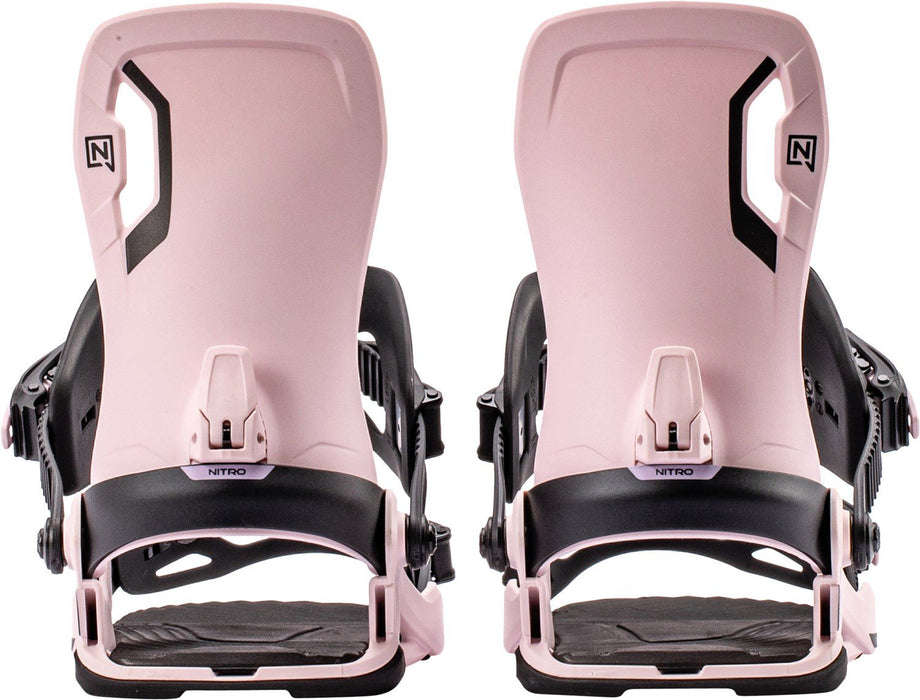 Nitro Talent Snowboard Bindings Unisex Small Mens (US 3.0 - 6.5) Bubble Gum 2027