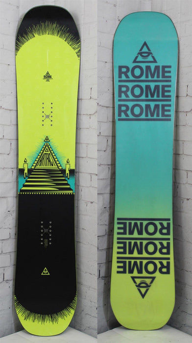 Rome Artifact Wide Men's Snowboard Size 155 cm True Twin Camber Park 2025 Demo