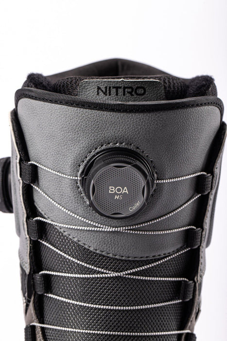 Nitro Team Boa Snowboard Boots US Men's Size 13 Dark Grey New 2027